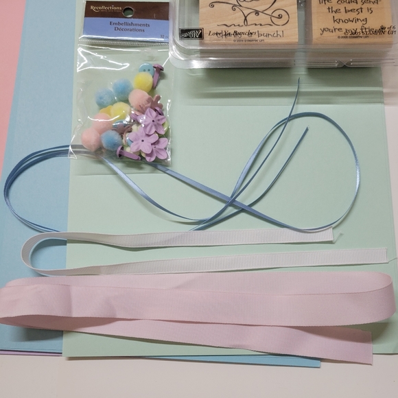 Stampin Up Love Ya Bunches Wooden Block Rubber Stamp Set - Picture 6 of 6